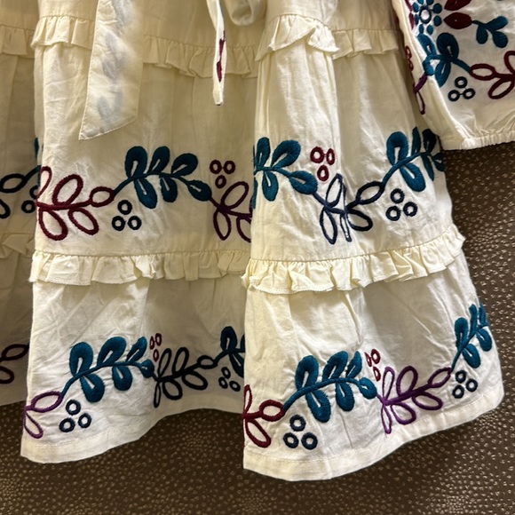 🔥🔥🔥NEW Anthropologie Roller Rabbit Belted Balloon Sleeves Naema Dress - Picture 9 of 13